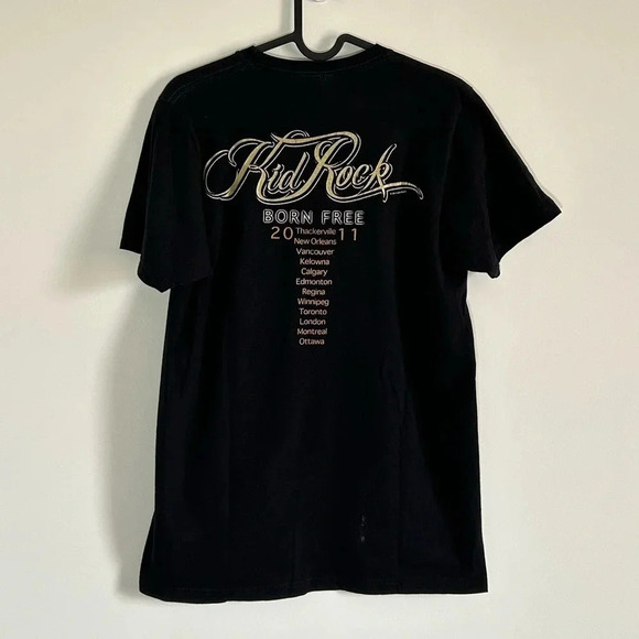 Kid Rock  Born Free 2011 Tour Shirt Size M - Picture 4 of 5